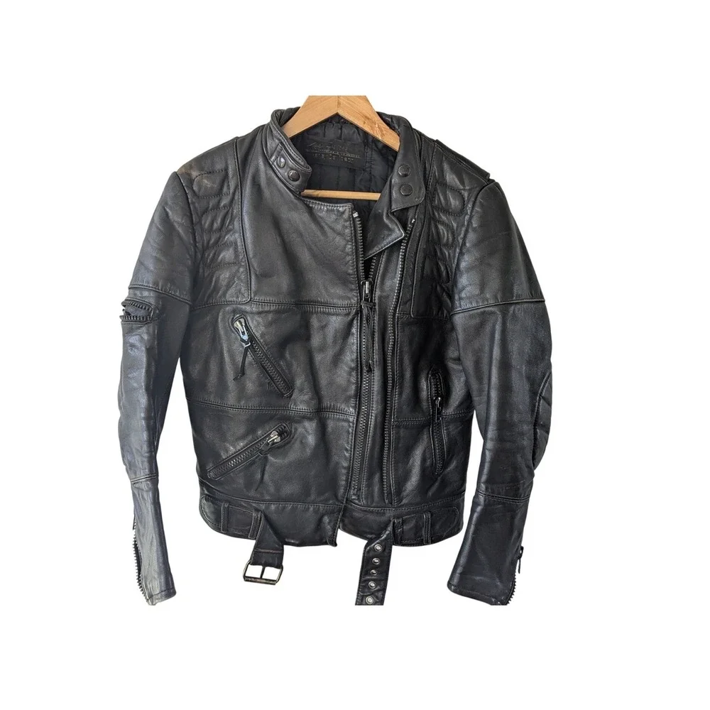 Harley Davidson Leather Motorcycle Jacket Mens 38W‎